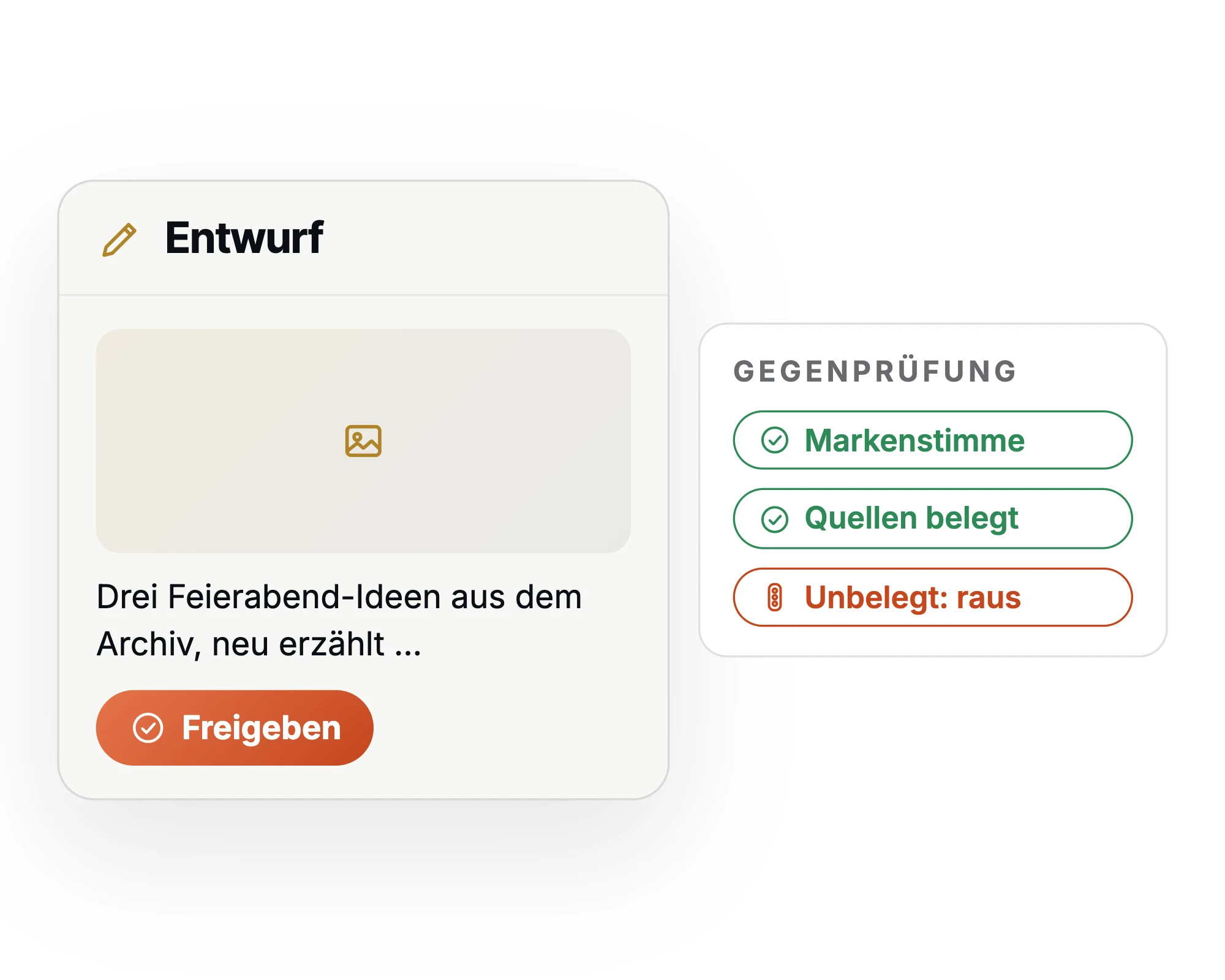 Content-Agent: Entwürfe in der eigenen Stimme, das Team gibt frei